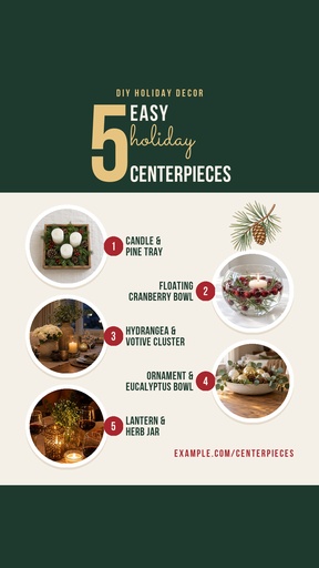 Story opener size of Five Easy Holiday Centerpieces