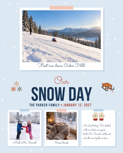 Memory page size of Our Snow Day