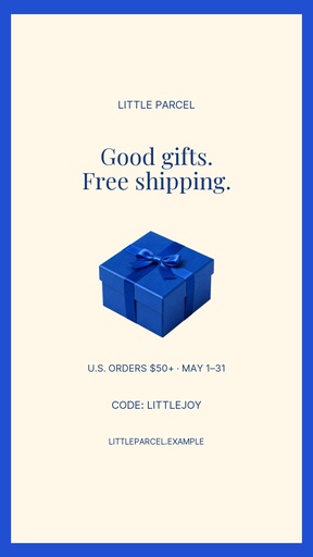Story opener size of Little Parcel