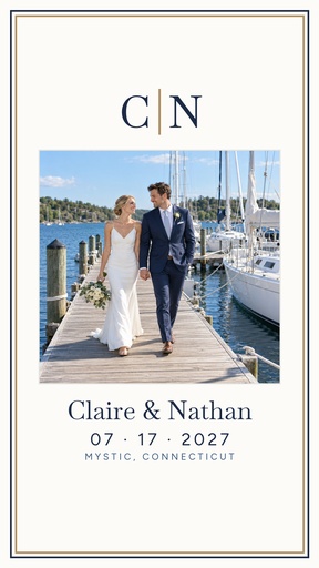 Story opener size of Summer by the Harbor Wedding