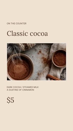 Story detail size of The Cocoa Counter