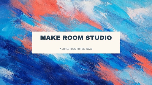 YouTube banner size of Make Room Studio
