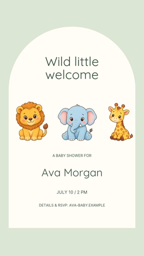 Story opener size of Wild Little Welcome