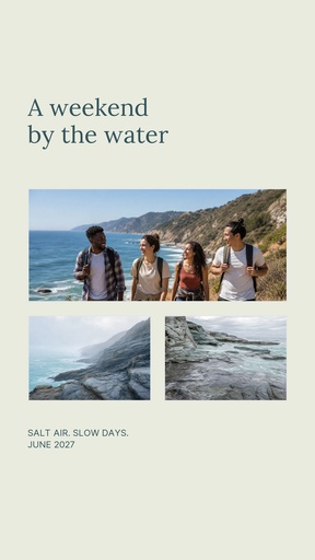 Story opener size of A Weekend by the Water