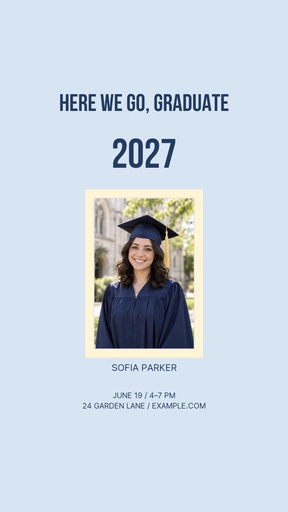 Story opener size of Here We Go, Graduate