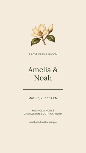 Story opener size of Magnolia Promise