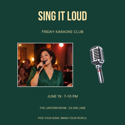 Square post size of Sing It Loud