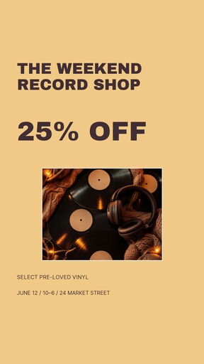 Story opener size of The Weekend Record Shop