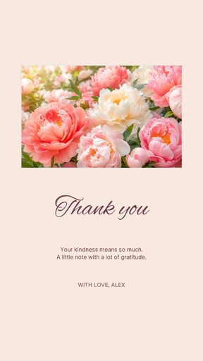 Story opener size of A Little Thank You