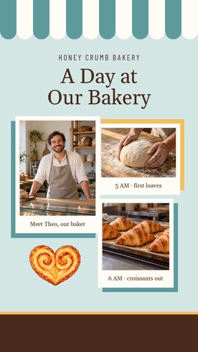 Story opener size of A Day at Our Bakery