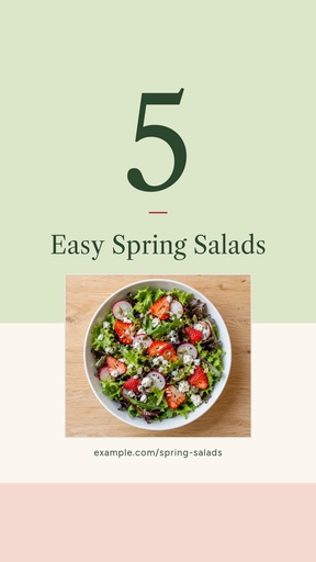 Story opener size of 5 Easy Spring Salads