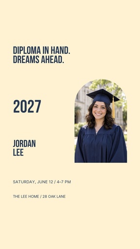 Story opener size of Diploma in Hand