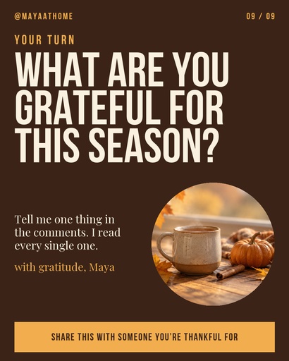 Carousel call to action size of Grateful Season