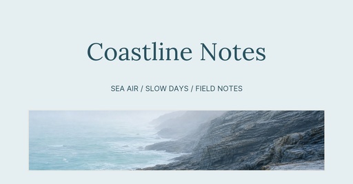 Group cover size of Coastline Notes
