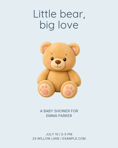 Portrait post size of Little Bear, Big Love