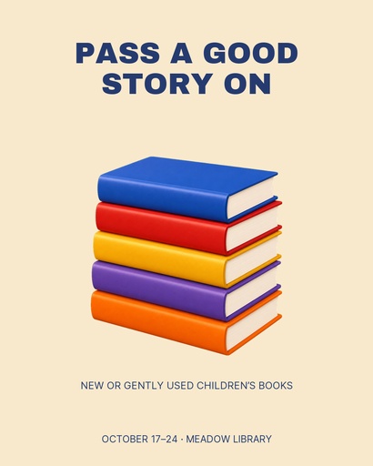 Portrait post size of Books for Tomorrow