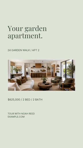 Story opener size of The Garden Apartment