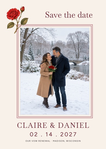 Save the date size of Ten Years, Still You