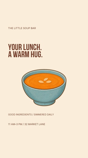 Story opener size of The Little Soup Bar