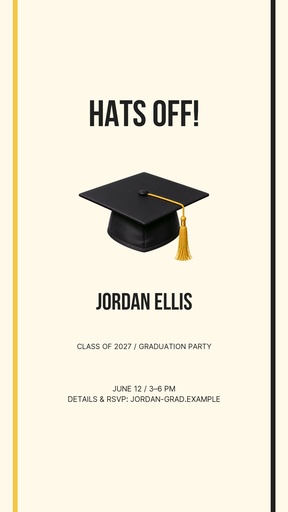 Story opener size of Hats Off Jordan