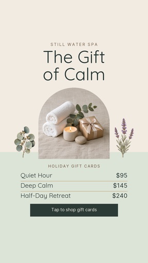 Story opener size of The Gift of Calm