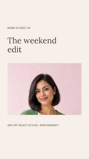 Story opener size of Weekend Wardrobe