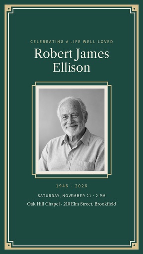 Story opener size of Celebrating a Life Well Loved