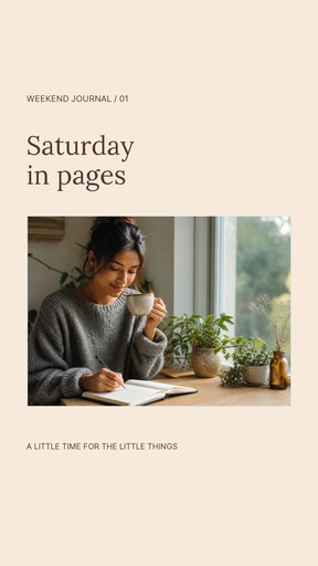 Story opener size of Saturday in Pages