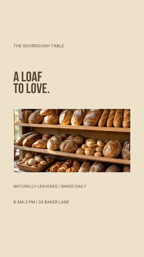 Story opener size of The Sourdough Table