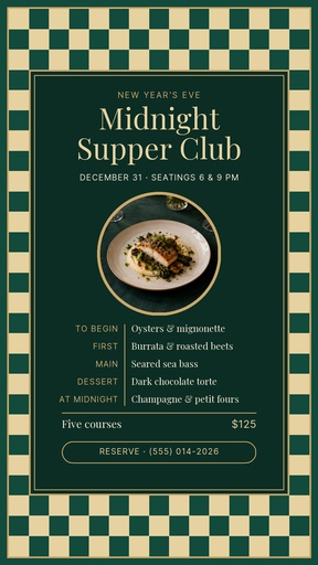 Story opener size of Midnight Supper Club