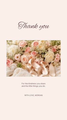 Story opener size of A Little Note of Thanks