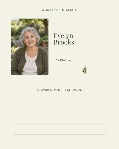 Memory page size of A Garden of Memories