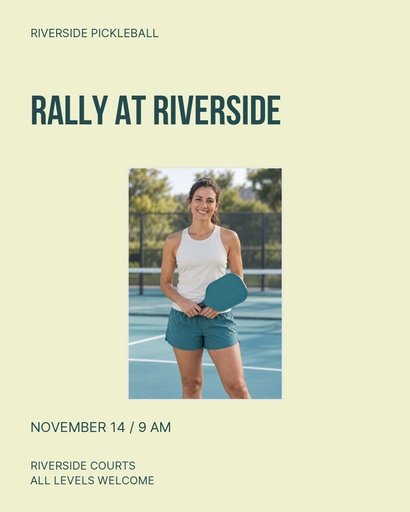 Portrait post size of Rally at Riverside