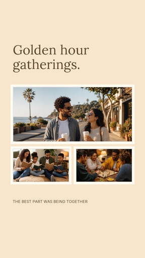Story opener size of Golden Hour Gatherings