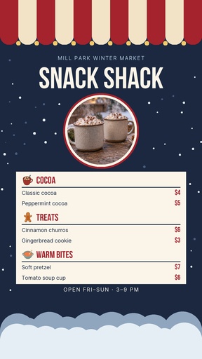 Story opener size of Winter Market Snack Shack