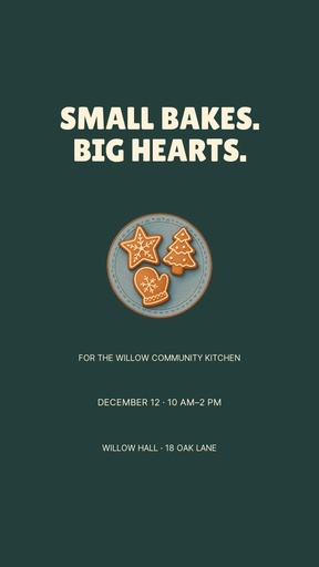 Story opener size of Small Bakes Big Hearts