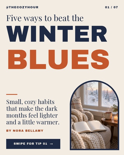 Carousel opener size of Five Ways to Beat the Winter Blues