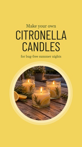 Story opener size of Make Your Own Citronella Candles