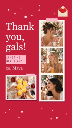Story call to action size of Galentine's Brunch Recap
