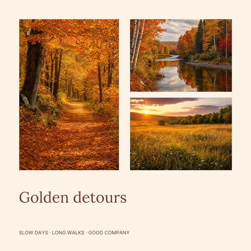 Square collage size of Golden Detours