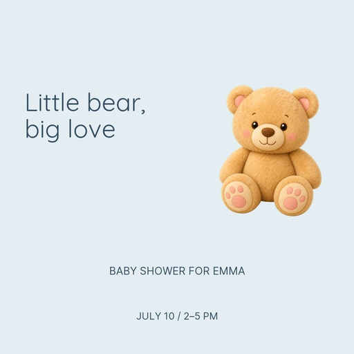 Square post size of Little Bear, Big Love