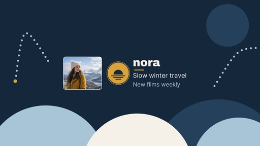 YouTube banner size of The Winter Wanderer