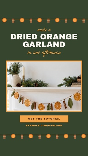 Story opener size of Make a Dried Orange Garland
