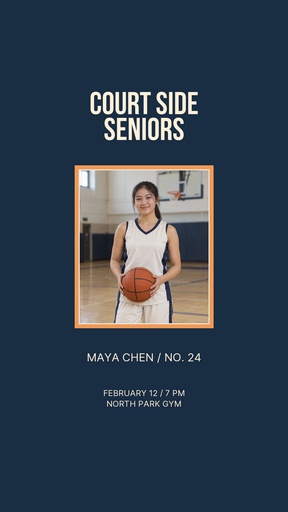 Story opener size of Court Side Seniors