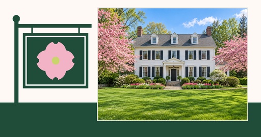 Event cover size of Spring Open House on Maple Street