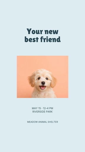 Story opener size of Paws at the Park