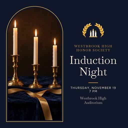 Square post size of Honor Society Induction Night