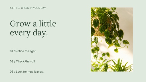 Landscape graphic size of Grow a Little Every Day