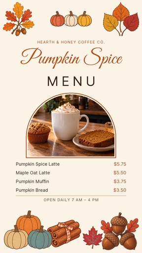 Story opener size of The Pumpkin Spice Menu