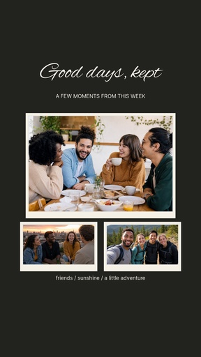Story opener size of Good Days Kept